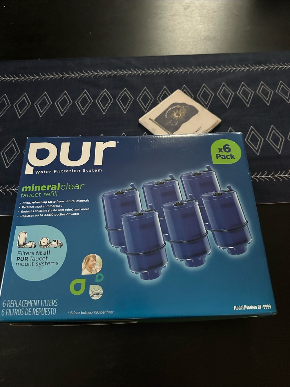 PUR MineralClear Faucet attachment  - Blue (3 Pack) replacements